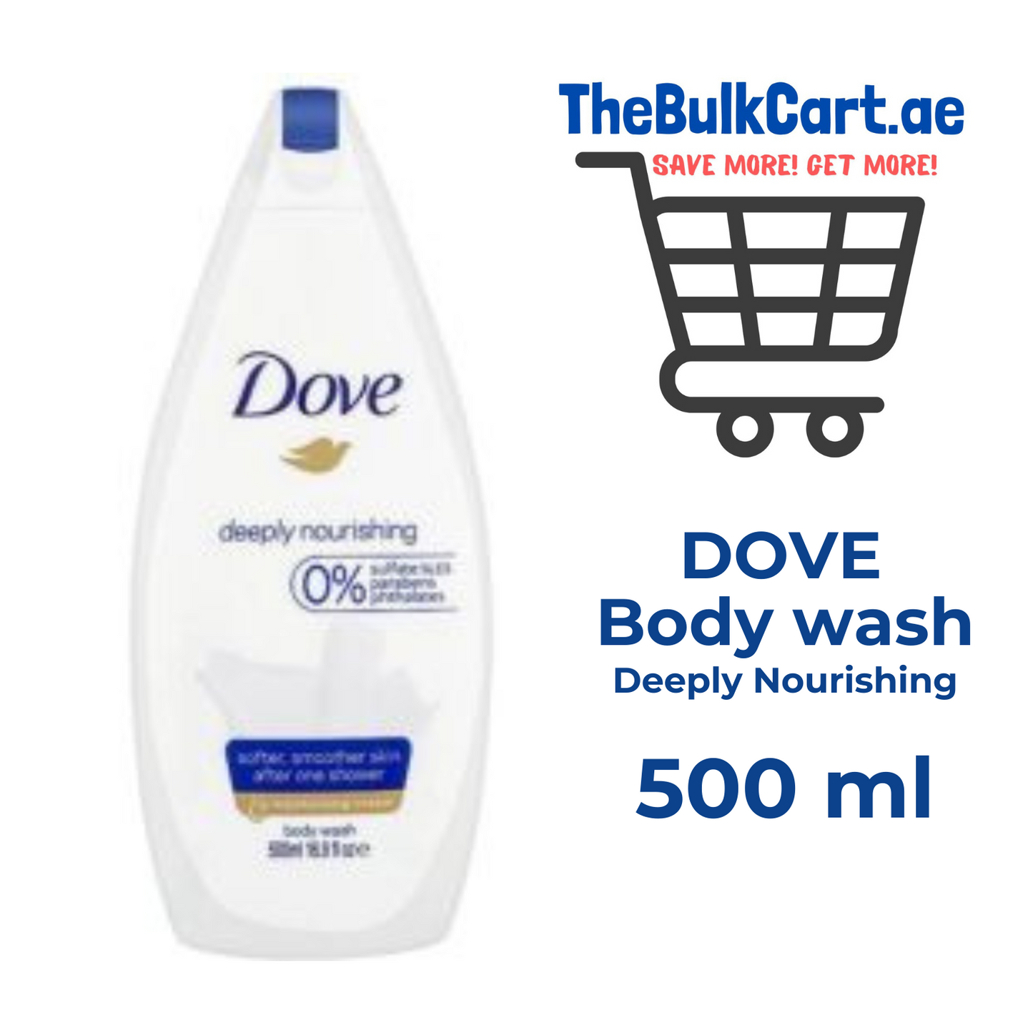 Dove Deeply Nourishing Body Wash 500 ml
