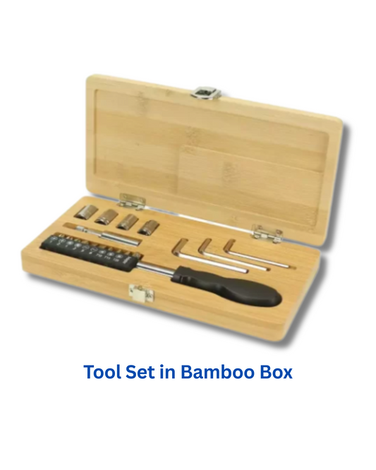 Tool set in Bamboo Box