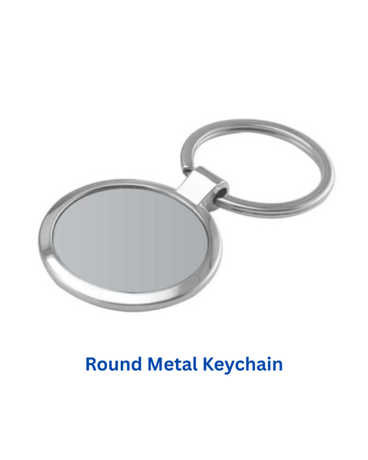 Metal Round Keychain
